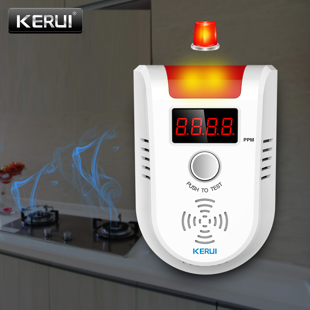 Home Security Upgrades - KERUI GD13 LPG 가스 감지기 알람
