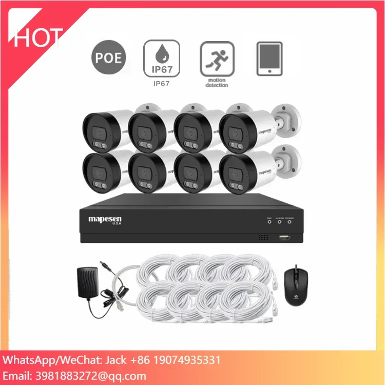 Home Security Video Recording Systems - 홈 오피스 야외 비디오 Poe 감시