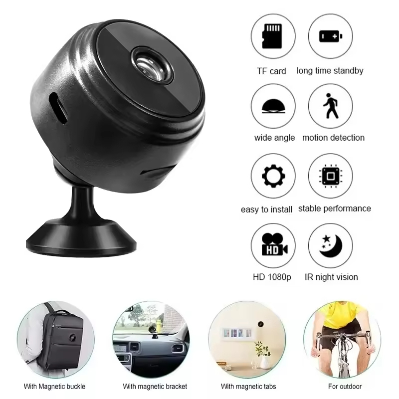 Home Security Monitoring System - A9 미니 WiFi HD 1080P 보안