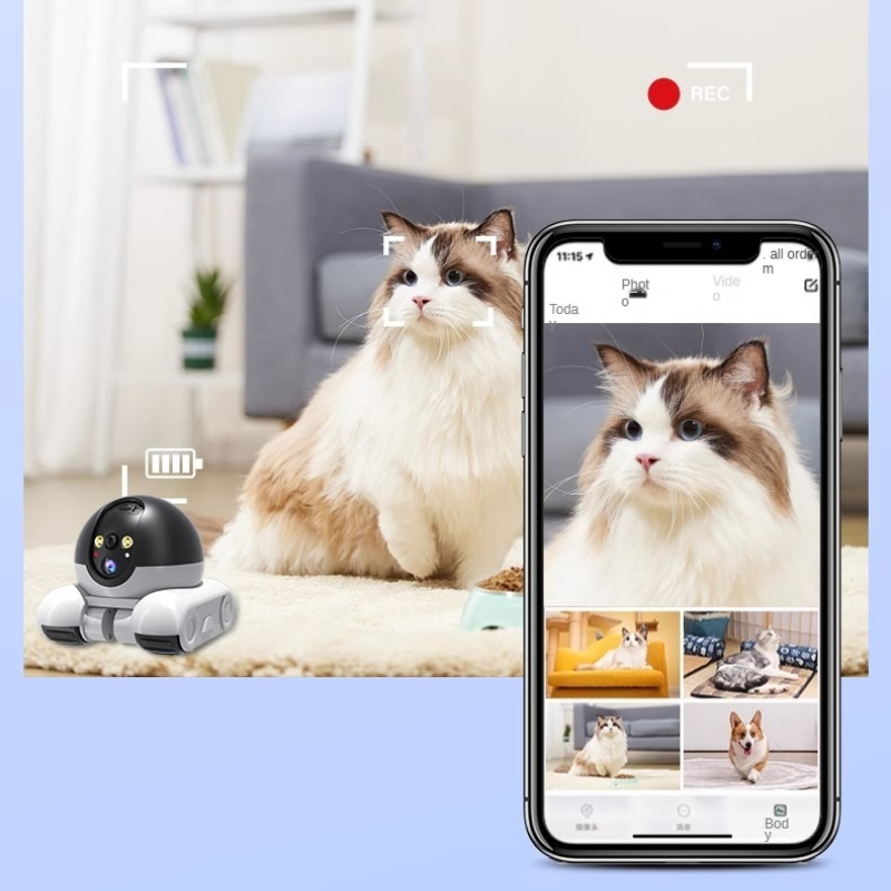 Home Security Robot - 4MP IP 카메라 5G WiFi 듀얼