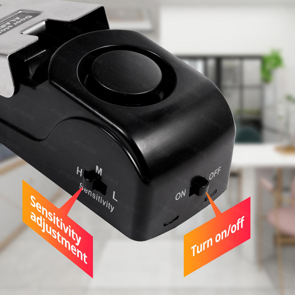 Home Security Upgrades - FUERS 도어 스톱 알람 시스템 120dB
