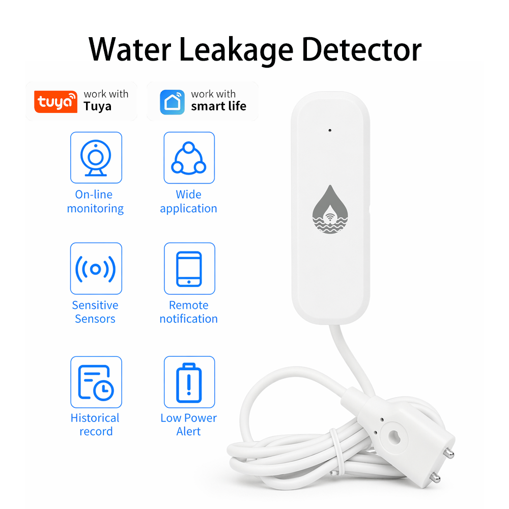 Home Security Alarm - YFK WiFi/Zigbee 누수 경보 센서 Tuya
