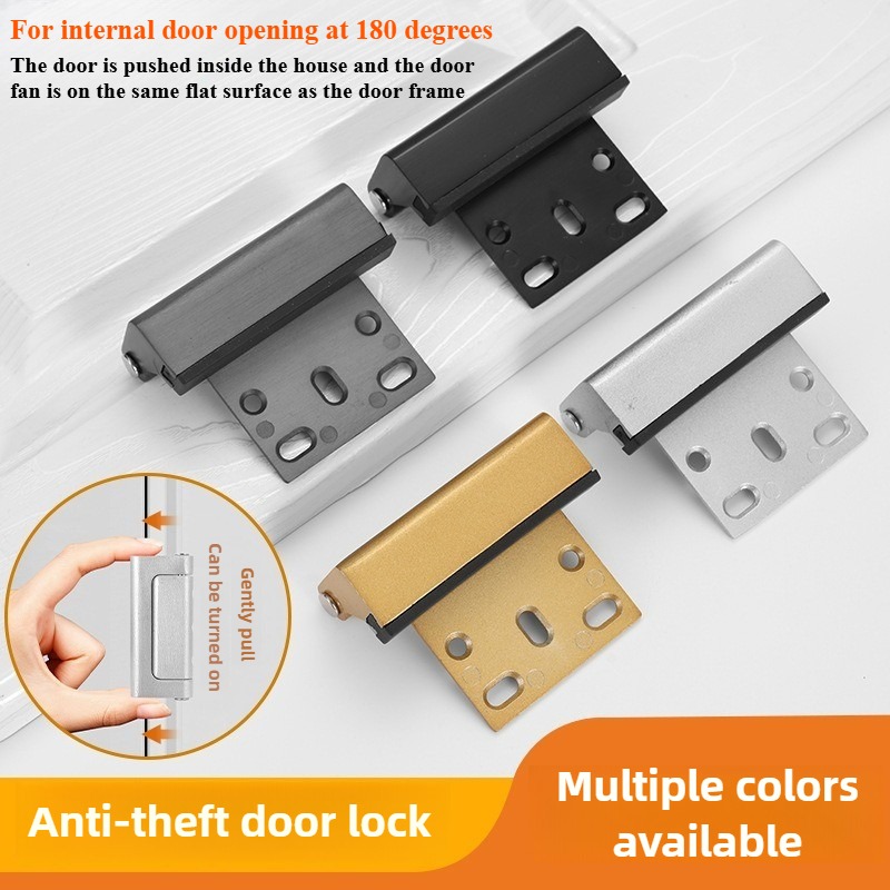 Home Security Door Reinforcement Lock - 1개입 업그레이드형 가정용 보안 도어락, 어린이