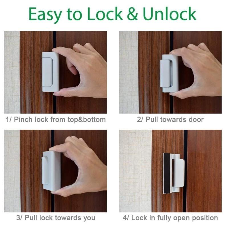 Home Security Door Reinforcement Lock - 652F 홈 보안 도어 강화 잠금