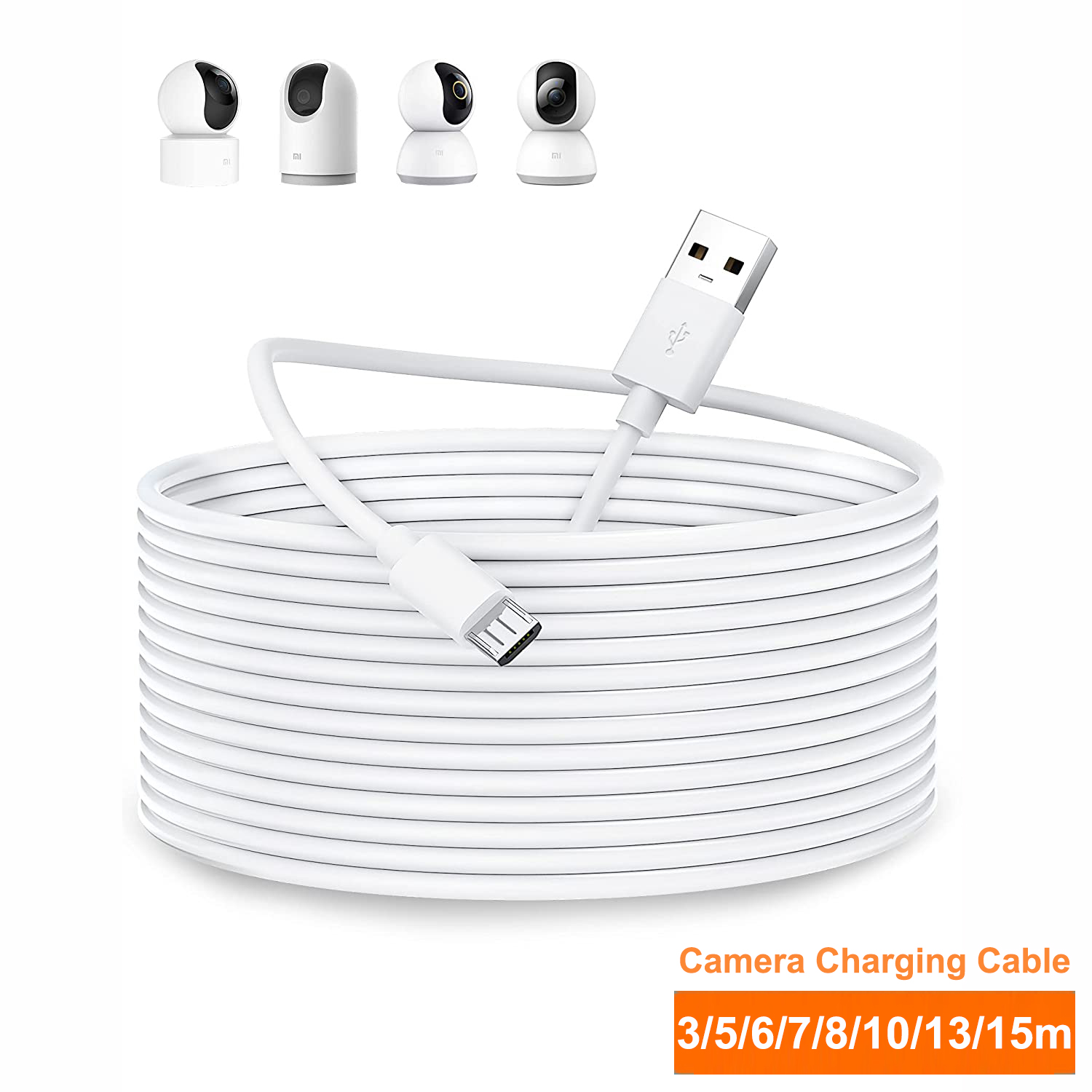 Xiaomi Home Security 360 - Xiaomi MI 360용 3~13m 마이크로 USB