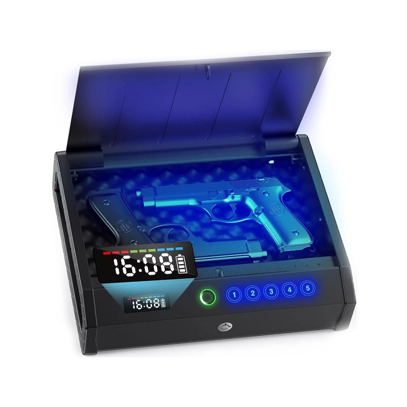 Safe Box Digital - 고보안 지문 비밀번호 금고(스크린 디스플레이 포함),