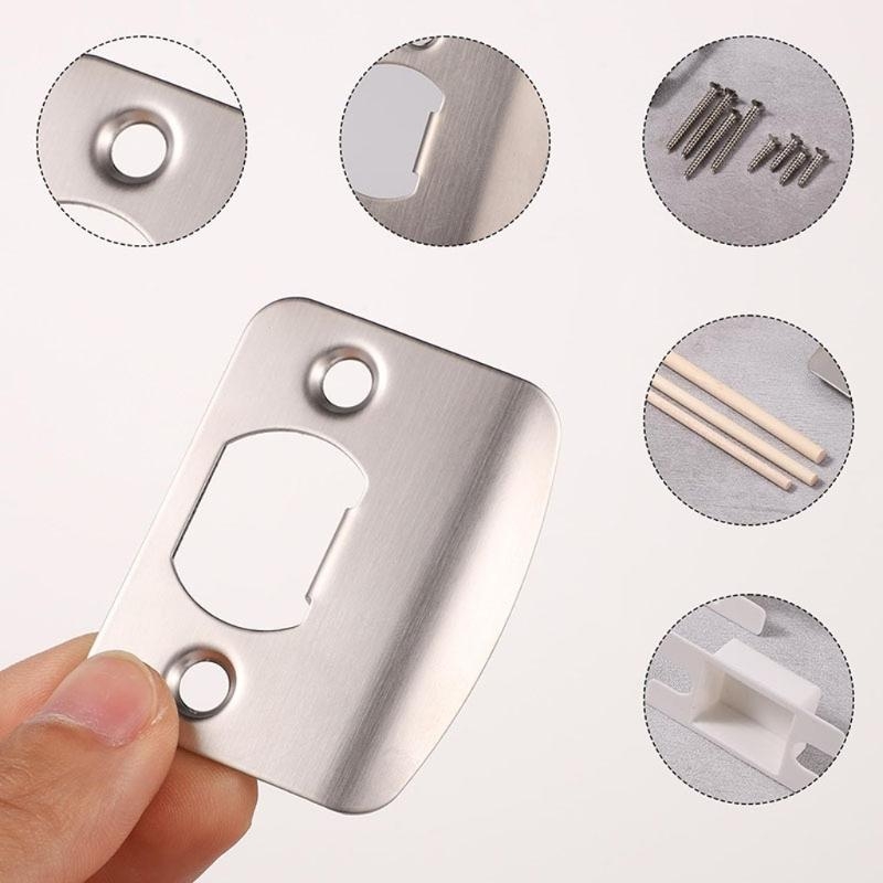 Home Security Door Reinforcement Lock - 도어 스트라이크 플레이트 세트 우아한 도어