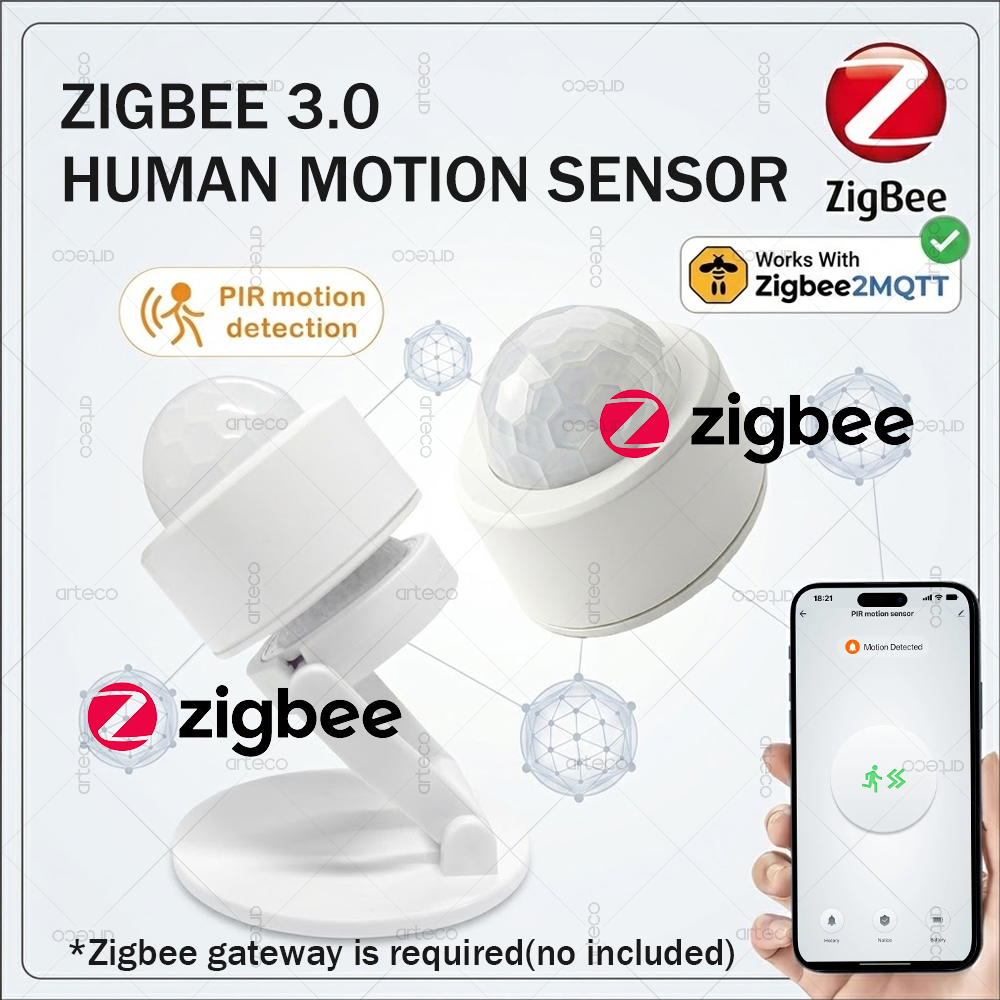 Home Security Alarm - Zigbee 3.0 미니 PIR 모션 센서