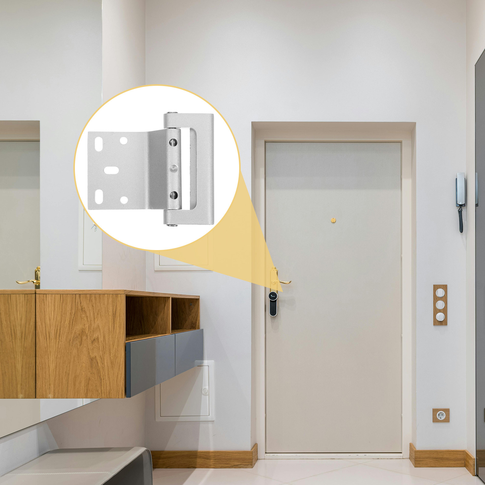 Home Security Door Reinforcement Lock - 알루미늄 합금 보안 도어 잠금장치, 어린이