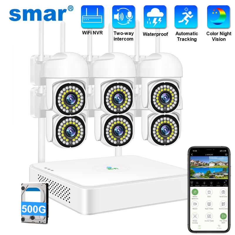 Home Security And Camera System - Smar 3MP 무선 CCTV 보안 카메라