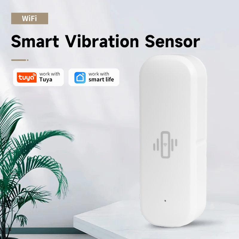 Home Security Monitoring System - Tuya 스마트 기기 WiFi 진동 센서