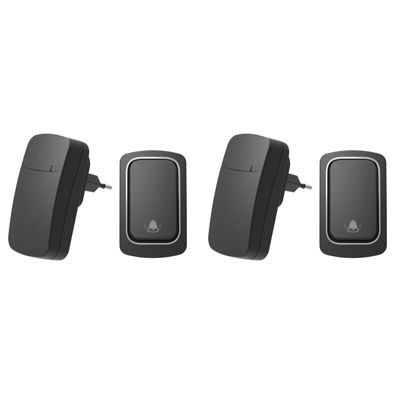 Home Security Ring - 2X 자체 전원 무선 초인종 배터리