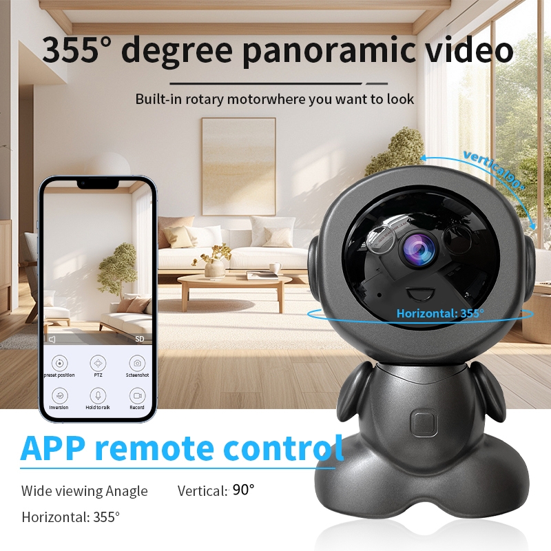 8MP 와이파이 감시 로봇 카메라 PTZ 보안 베이비  - Home Security Robot 리뷰 및 가격