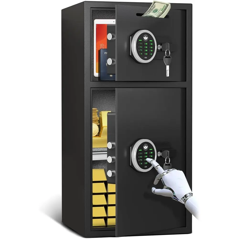 조절 가능한 선반과 입금구, 백라이트 키패드, 가정용  - Safe Box Digital 리뷰 및 가격