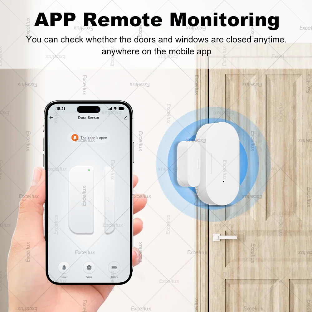 Zigbee 3.0 밝기/진동 센서가있는 도어 윈도우  - Home Security Alarm 리뷰 및 가격