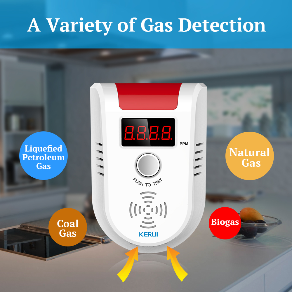 KERUI GD13 LPG 가스 감지기 알람 무선 디지 - Home Security Upgrades 리뷰 및 가격