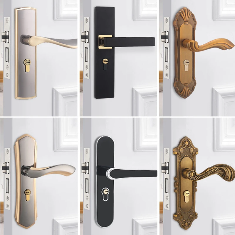 침실 나무 문 잠금 세트 집 도난 방지 인테리어 침실  - Home Security Door Reinforcement Lock 리뷰 및 가격