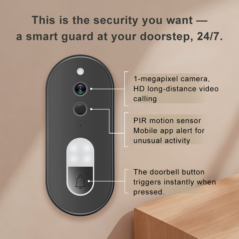 Tuya 1080P HD 무선 WiFi 비디오 초인종  - Home Security Monitoring System 리뷰 및 가격