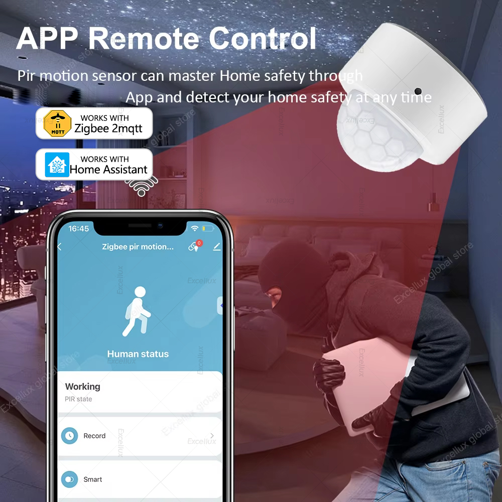 ZigBee PIR 모션 센서 미니 적외선 인체 움직임 - Home Security Alarm 리뷰 및 가격