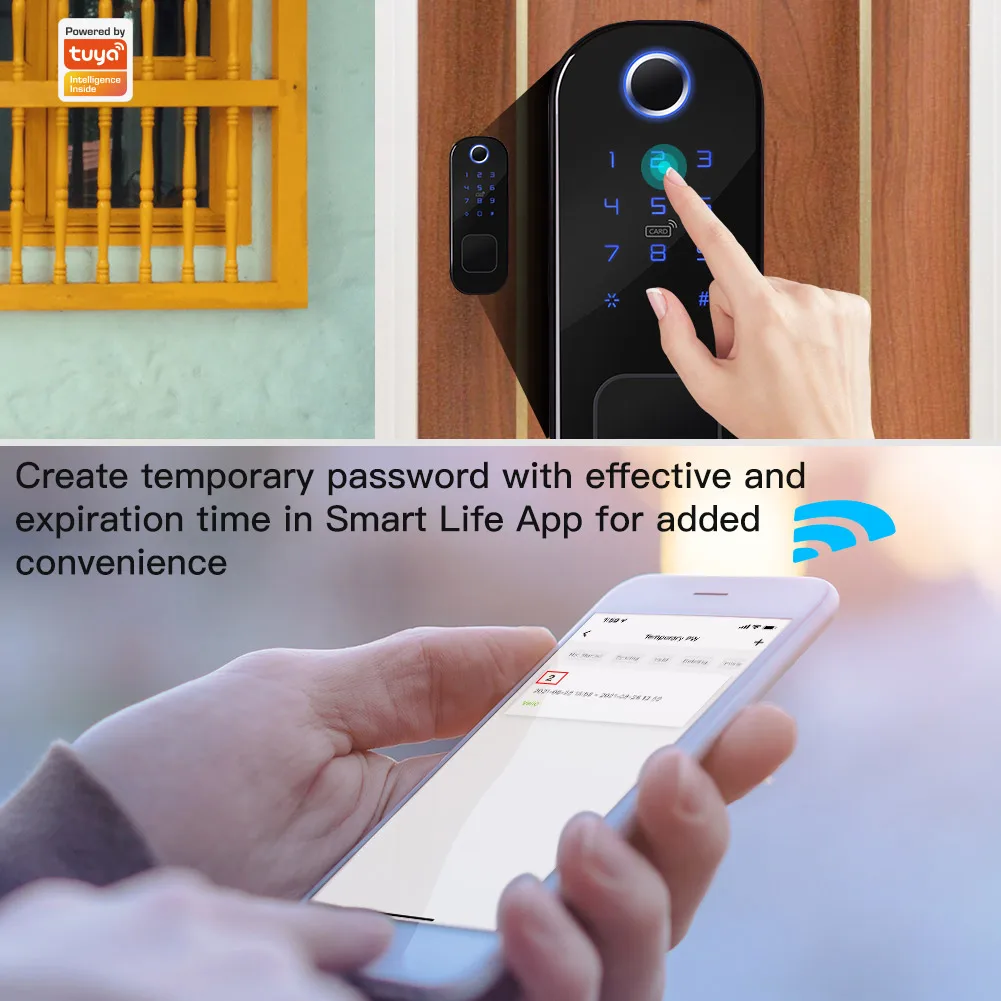 MOES 와이파이 투야 스마트 도어락, 지문 잠금, 스 - Home Security Upgrades 리뷰 및 가격
