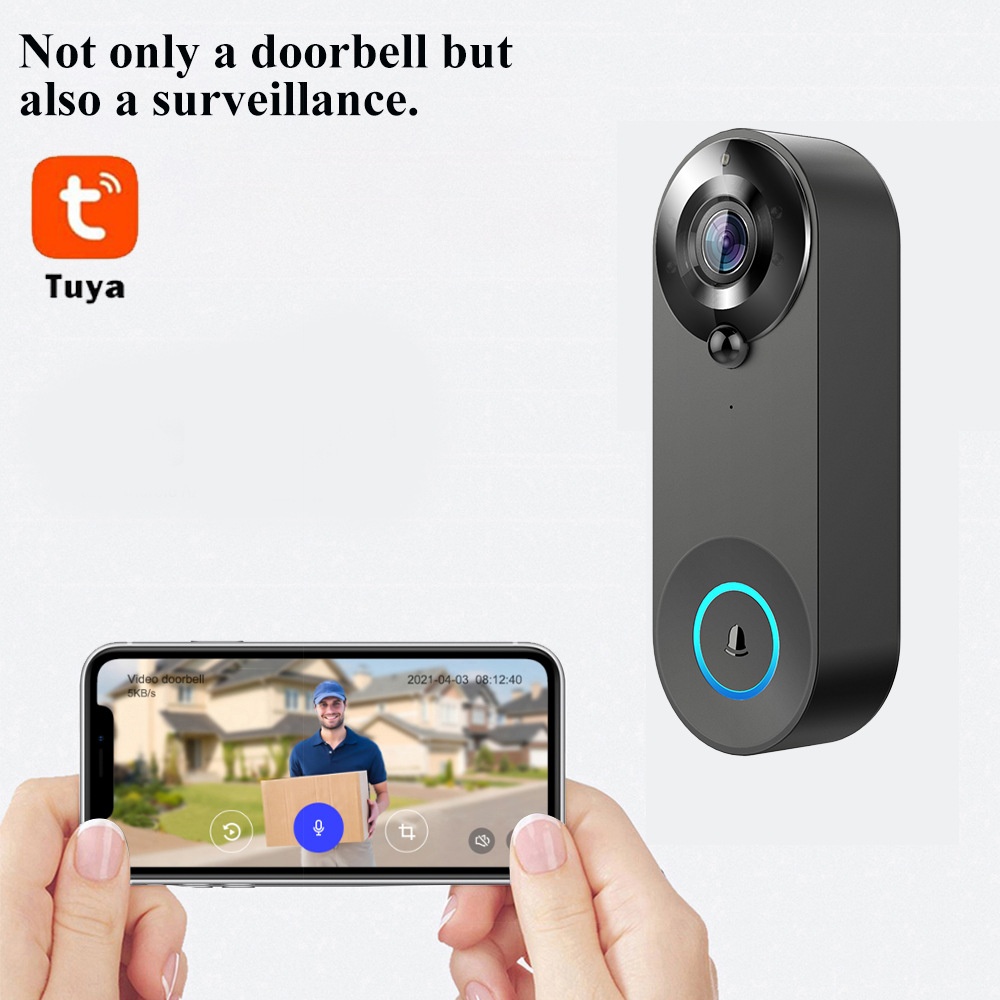 Tuya 1080P 무선 WIFI 초인종 비디오 인터콤 - Home Security Monitoring System 리뷰 및 가격