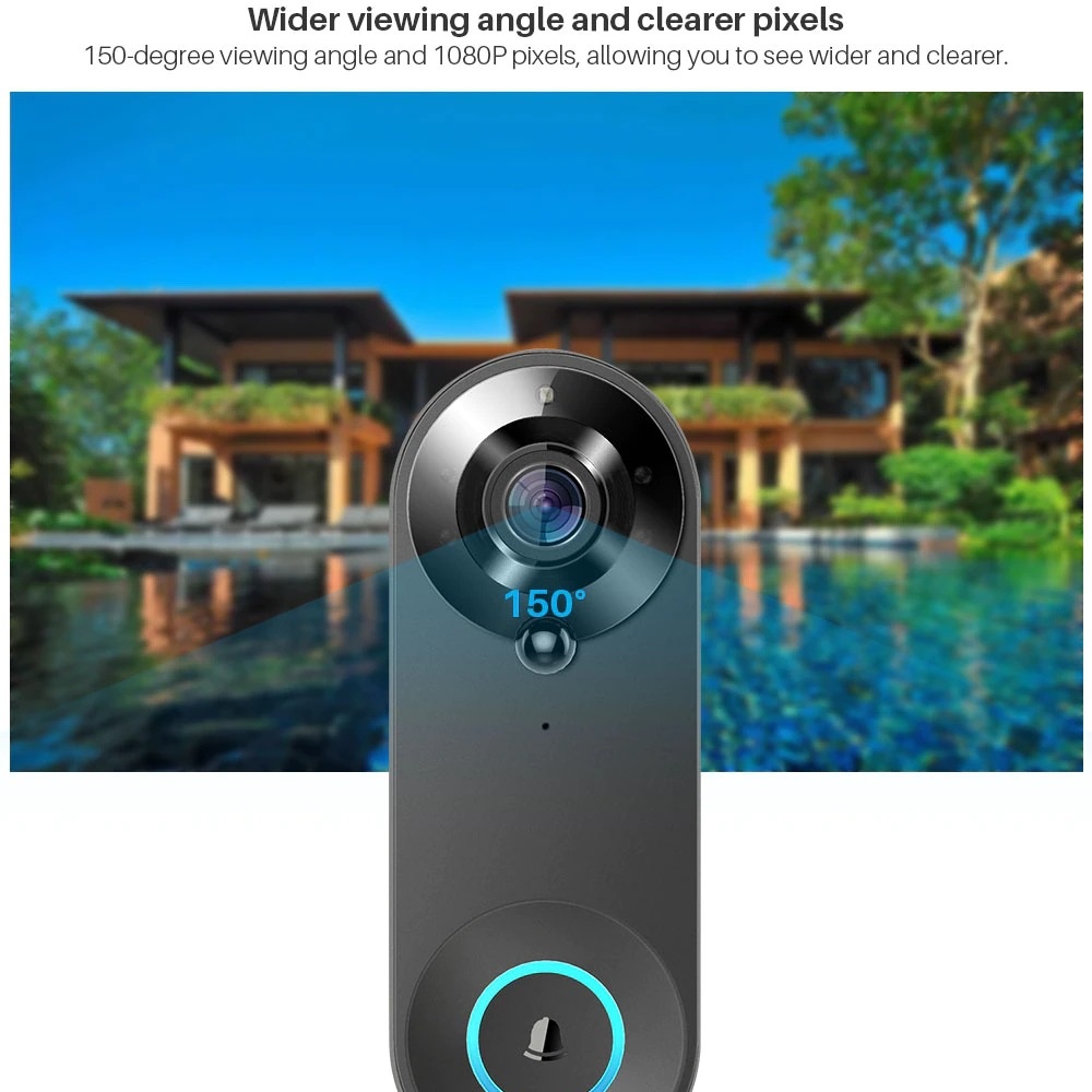 Tuya 1080P 무선 WIFI 초인종 비디오 인터콤 - Home Security Monitoring System 리뷰 및 가격