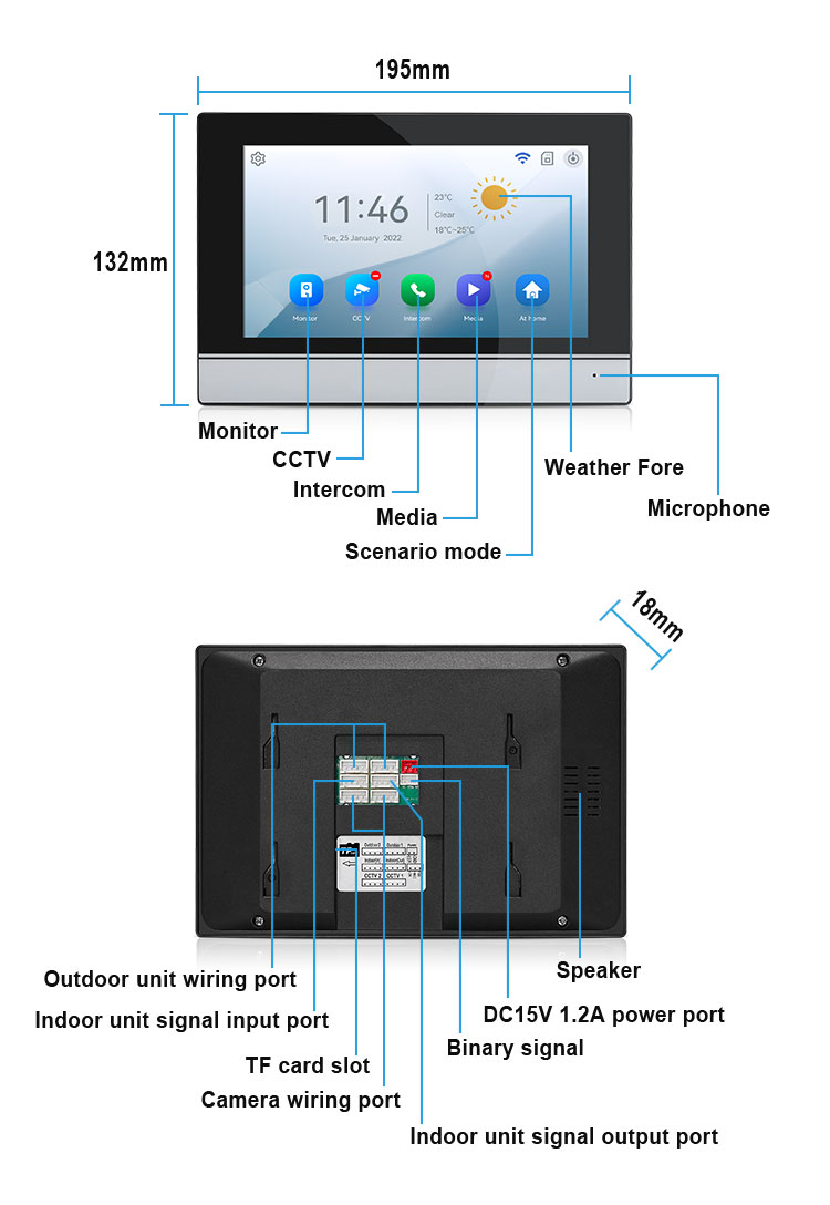 Tuya 스마트 홈 아파트 건물 통화 비주얼 인터콤 비 - Home Security Video Recording Systems 리뷰 및 가격