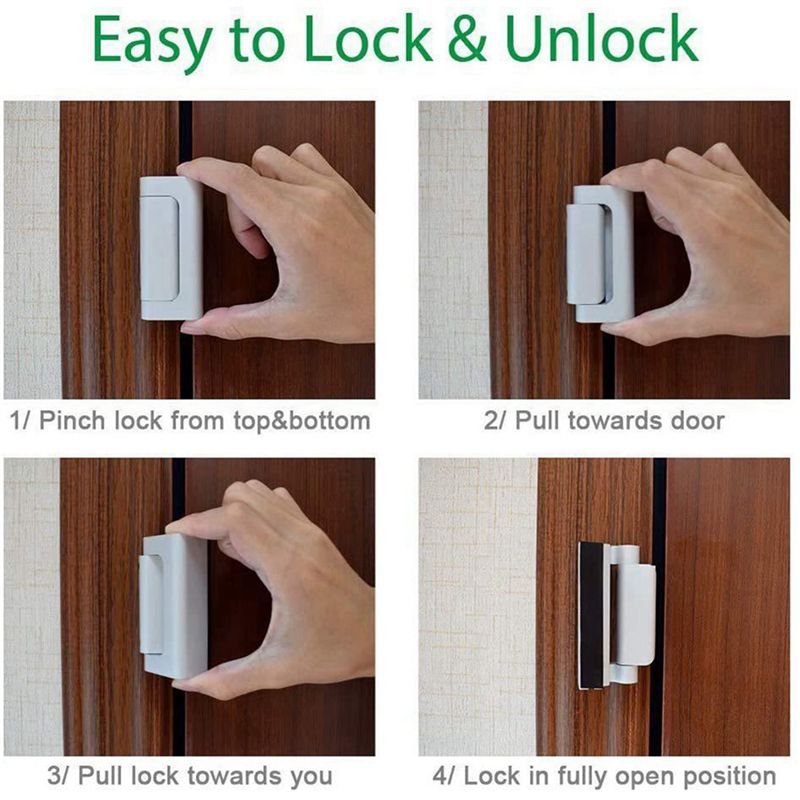 2X 홈 보안 도어 잠금 장치 어린이 안전 도어 강화  - Home Security Door Reinforcement Lock 리뷰 및 가격