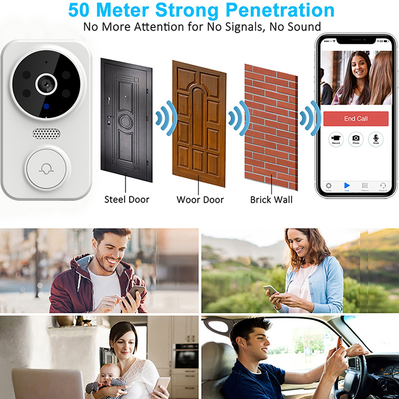 WiFi 스마트 비디오 초인종 카메라 야간 투시경 스마 - Home Security Monitoring System 리뷰 및 가격