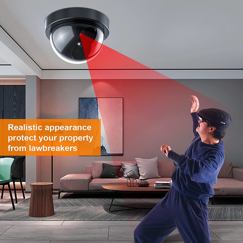 더미 보안 카메라, 빨간색 LED 조명이 있는 가짜 카 - Home Security And Camera System 리뷰 및 가격