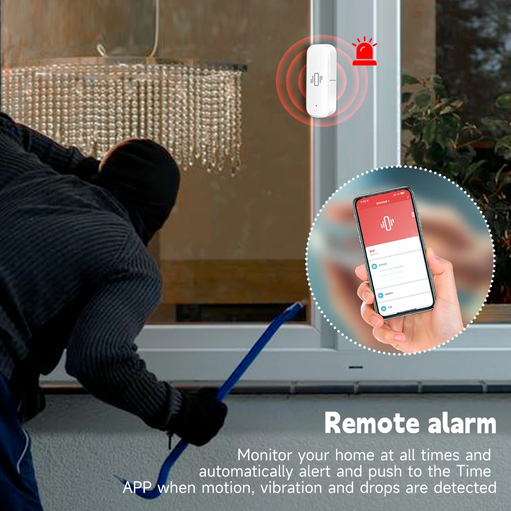 WiFi/Zigbee 스마트 진동 센서 Tuya Sma - Home Security Alarm 리뷰 및 가격