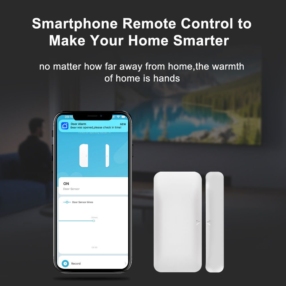 Tuya Zigbee 무선 도어 윈도우 센서 미니 스마 - Home Security Upgrades 리뷰 및 가격