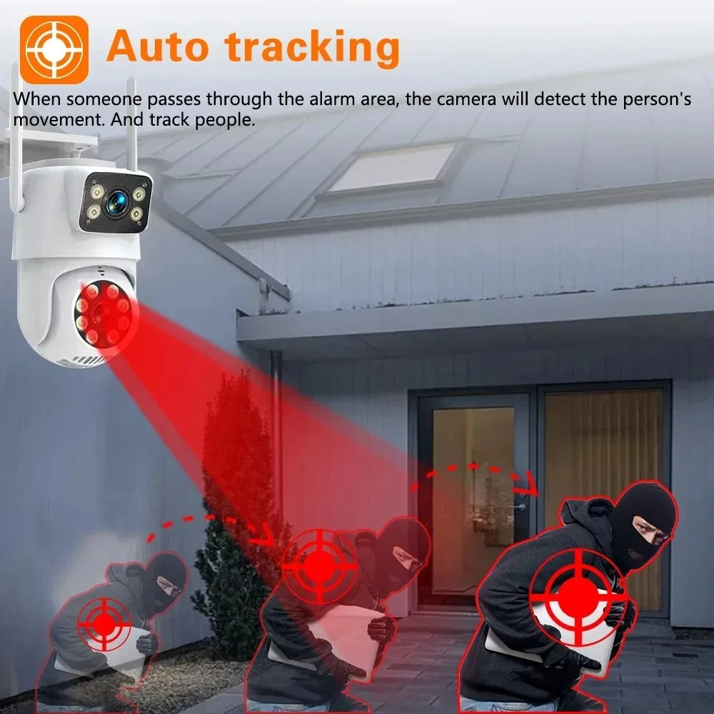 10채널 CCTV 보안 4K 듀얼 렌즈 PTZ 카메라  - Home Security And Camera System 리뷰 및 가격