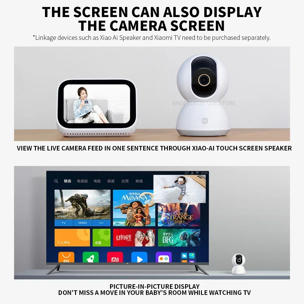 샤오미 스마트 IP 카메라 2K 360 °   팬틸트  - Xiaomi Home Security 360 리뷰 및 가격