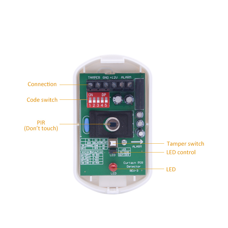실내 DC12V 커튼 유선 모션 센서 - 홈 보안용 P - Home Security Beams 리뷰 및 가격