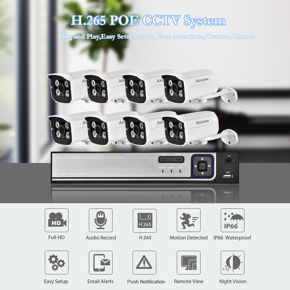 H.265 HD 5MP POE NVR 키트, 거리 CC - Home Security Video Recording Systems 리뷰 및 가격