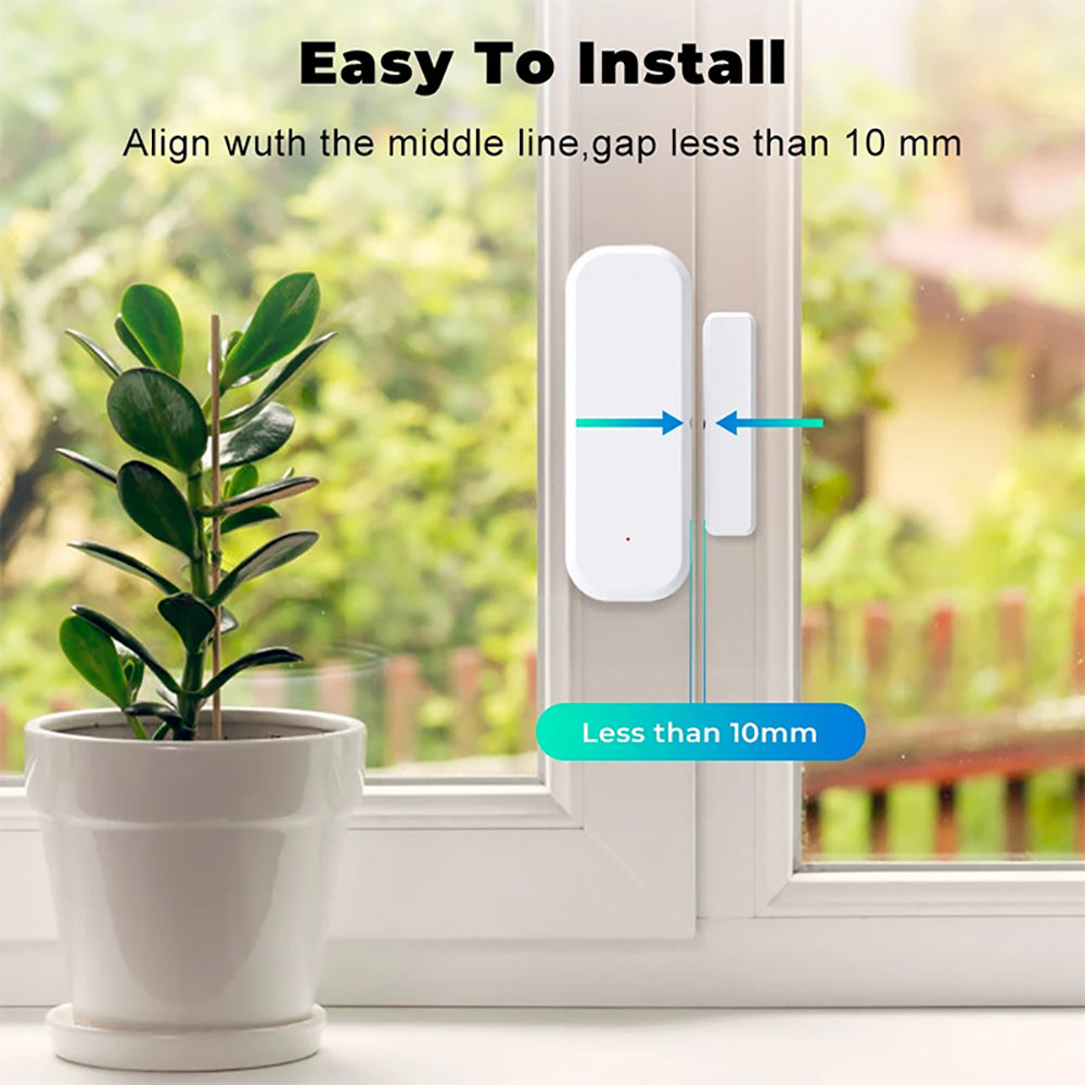 Tuya WiFi 스마트 도어 윈도우 센서 개폐 감지기 - Home Security Upgrades 리뷰 및 가격
