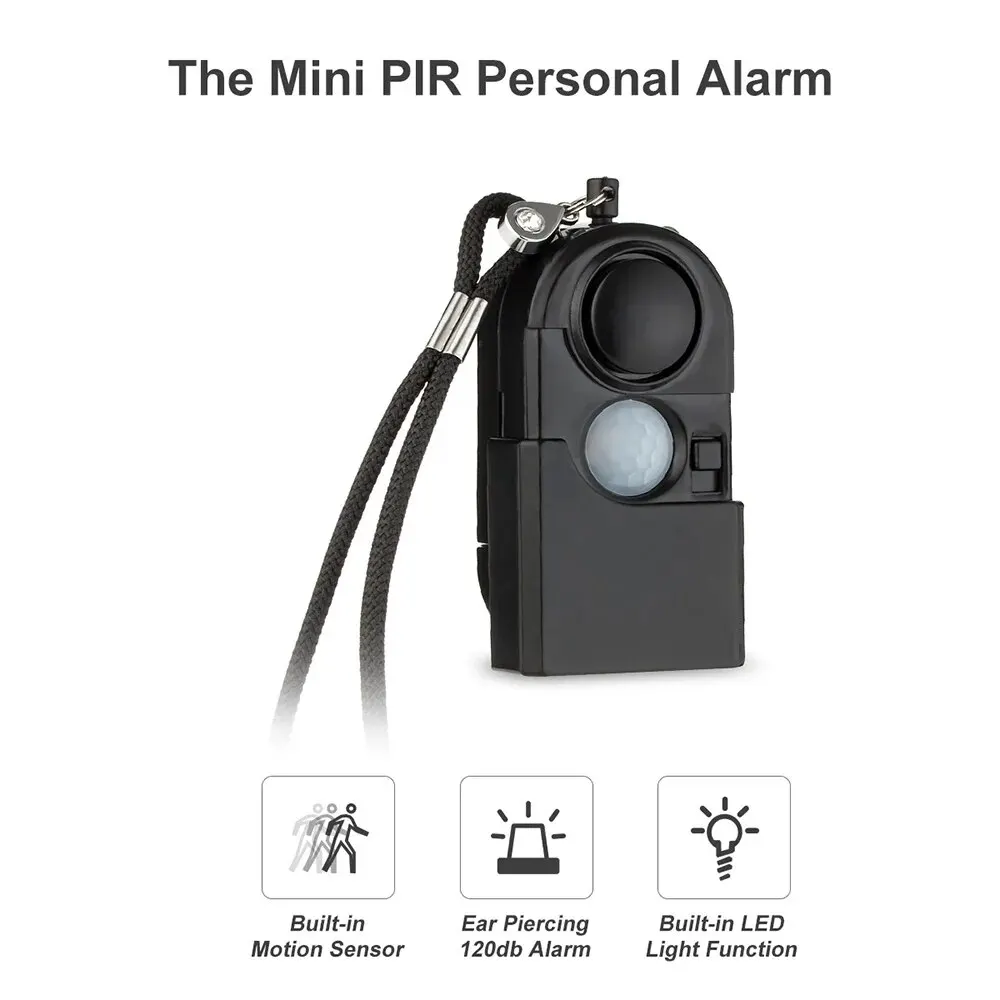 휴대용 미니 동작 감지기 알람 120DB 사이렌 SOS - Home Security Beams 리뷰 및 가격