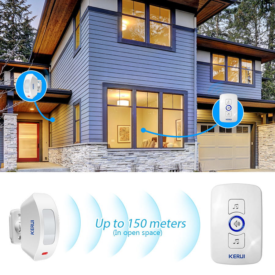 KERUI 무선 초인종 홈 보안 환영 차임 도어 벨 P - Home Security Ring 리뷰 및 가격
