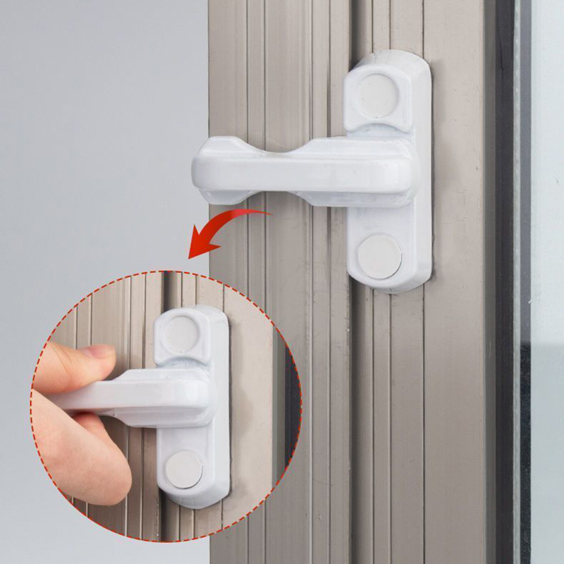 플라스틱 창문 문짝 새시 잠금 장치, 어린이 안전 보안 - Home Security Door Reinforcement Lock 리뷰 및 가격