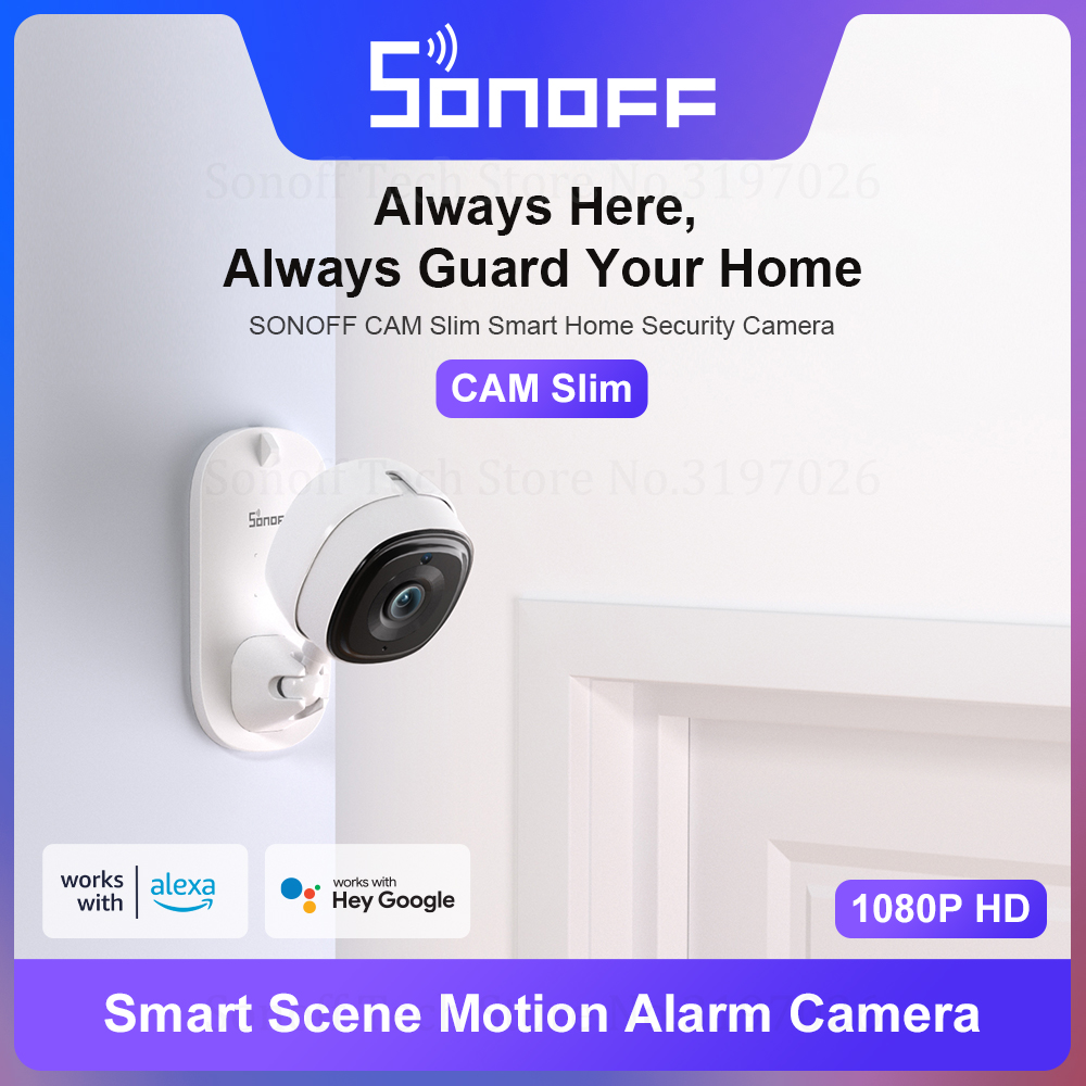SONOFF 1080P HD Wi-Fi IOT 카메라  - Home Security Google Camera 리뷰 및 가격