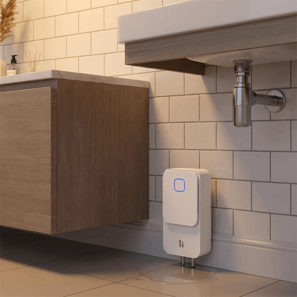 WiFi 연결식 WiFi 수위 감지 센서 이중 표면 감 - Home Security Alarm 리뷰 및 가격