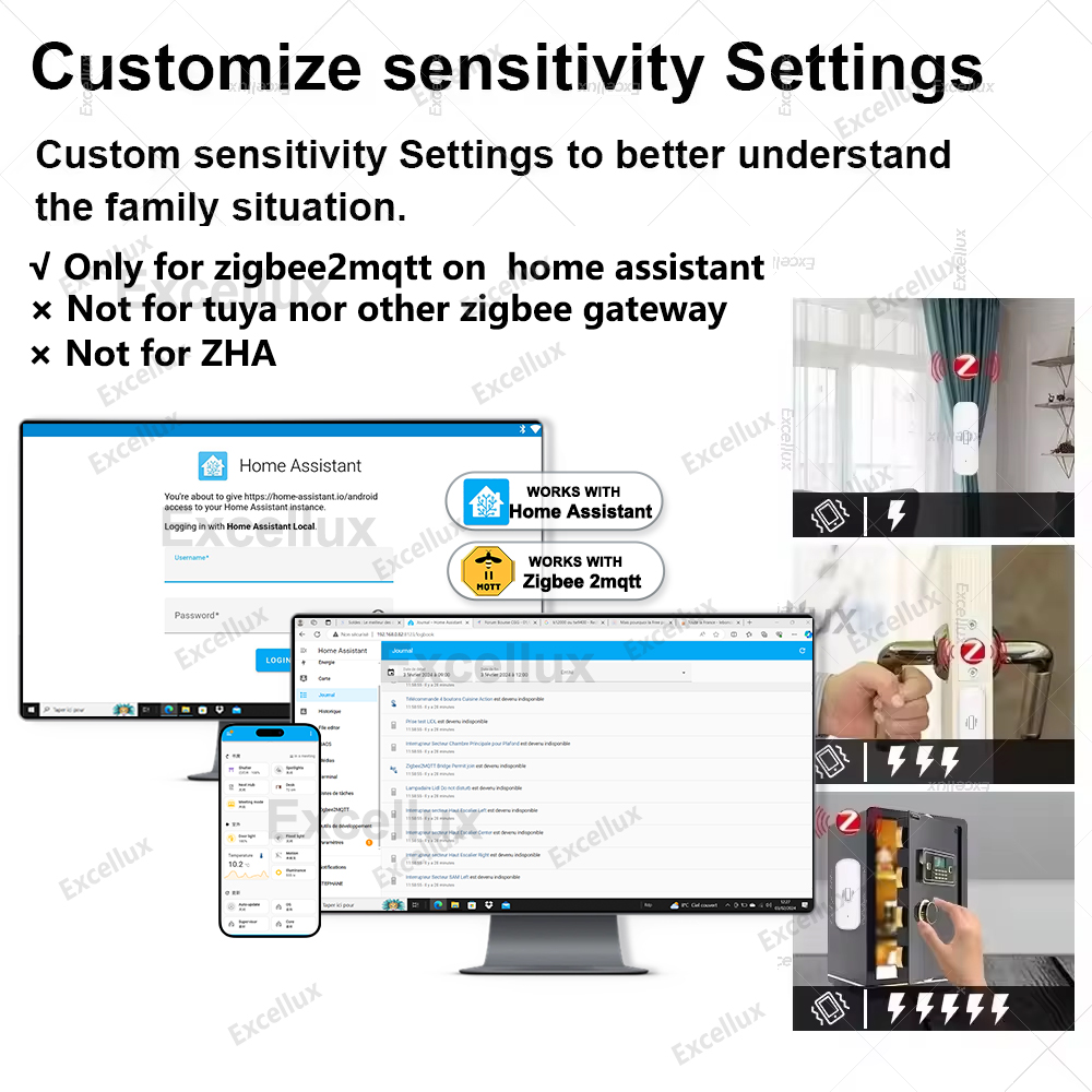 Zigbee 스마트 진동 센서 홈 보안 보호 실시간 모 - Home Security Alarm 리뷰 및 가격