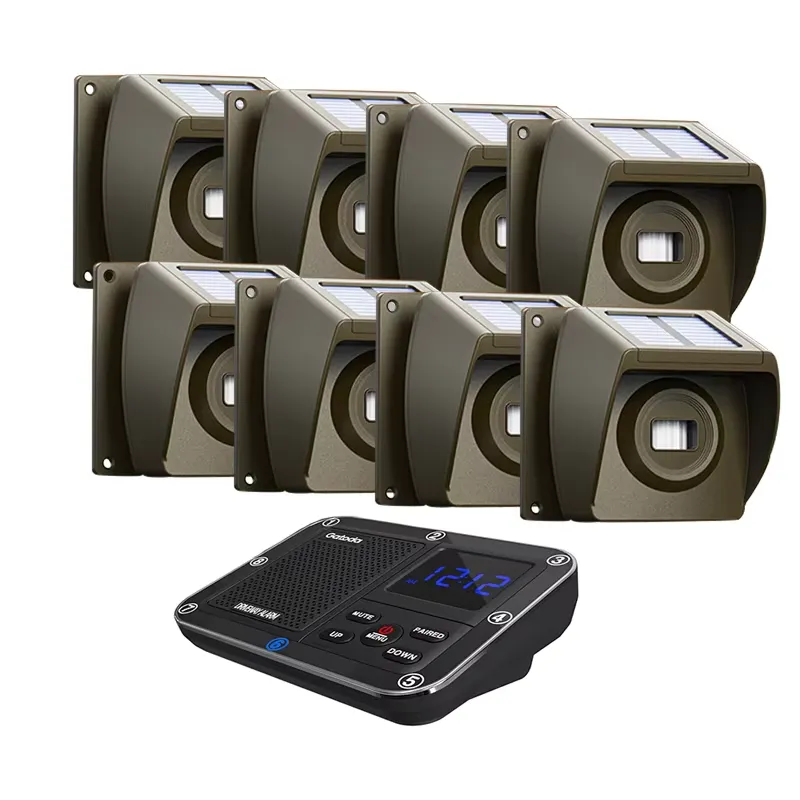 야외용 태양광 무선 차도 경보 시스템(PIR 모션 센서 - Home Security Alarm 리뷰 및 가격