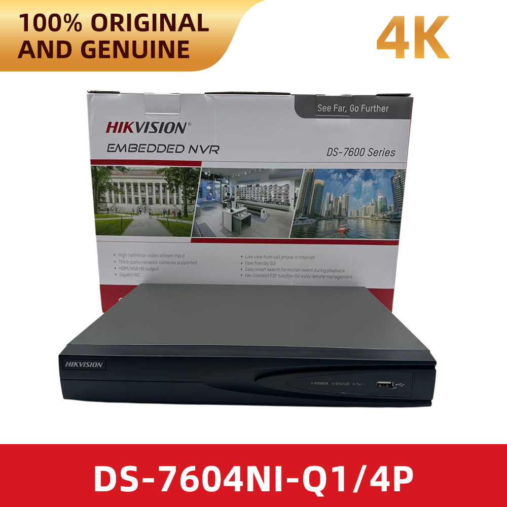 오리지널 Hikvision DS-7604NI-Q1/4P - Home Security System Hikvision 리뷰 및 가격