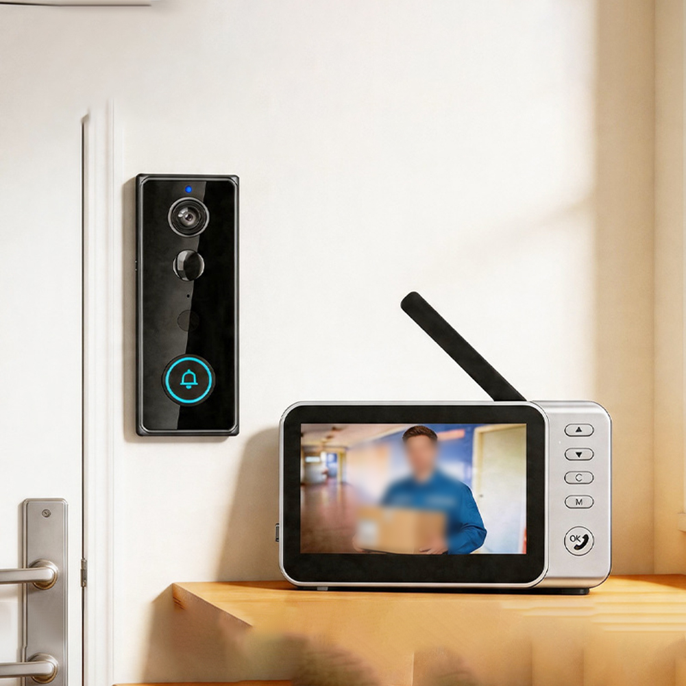 4.5인치 스마트 비디오 초인종(4000mAh 배터리  - Home Security Video Recording Systems 리뷰 및 가격