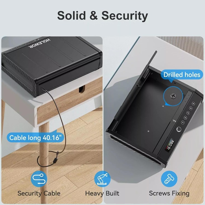 고보안 지문 비밀번호 금고(스크린 디스플레이 포함),  - Safe Box Digital 리뷰 및 가격