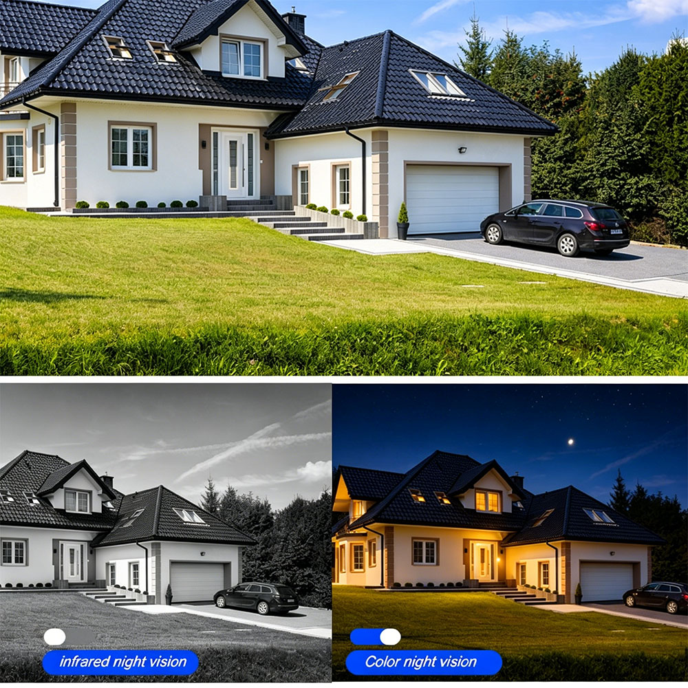 태양광 WiFi PTZ 카메라 야외용 트리플 렌즈 3화 - Home Security Monitoring System 리뷰 및 가격