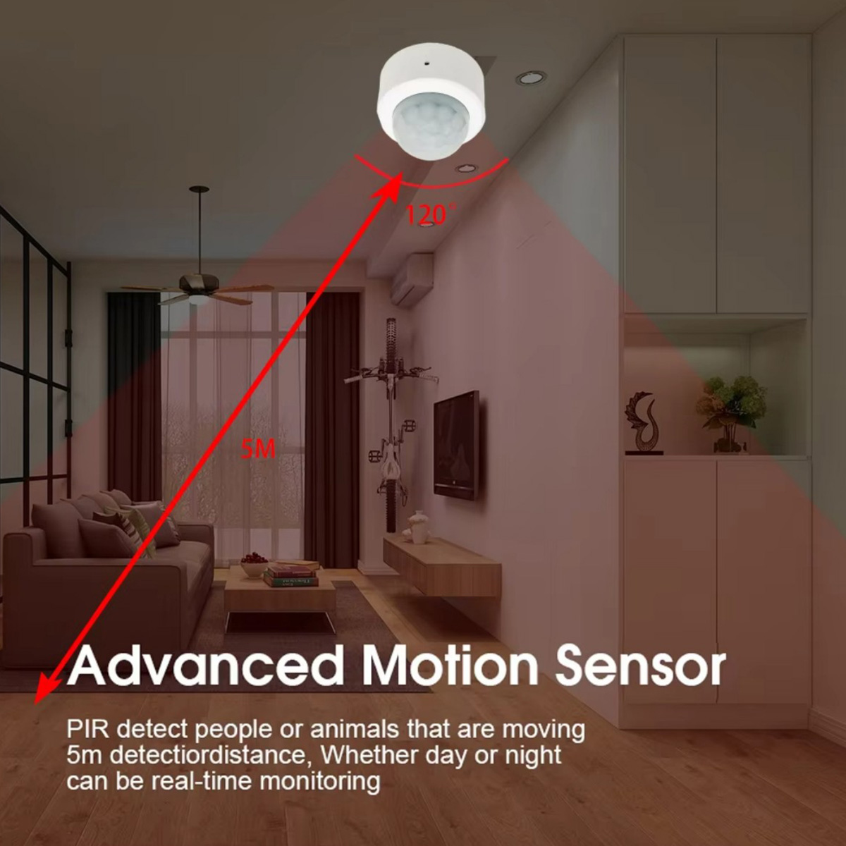 Zigbee3.0 미니 PIR 인간 모션 센서 무선 적 - Home Security Alarm 리뷰 및 가격