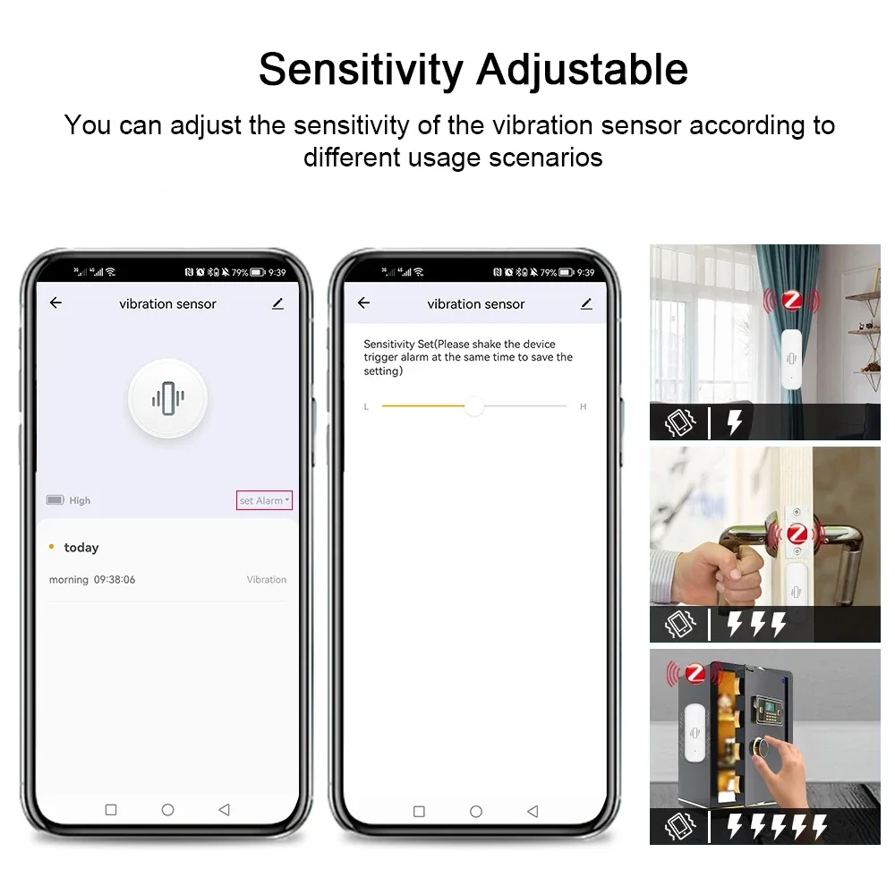 투야 와이파이 지그비 스마트 진동 센서, 홈 보안 보호 - Home Security Alarm 리뷰 및 가격